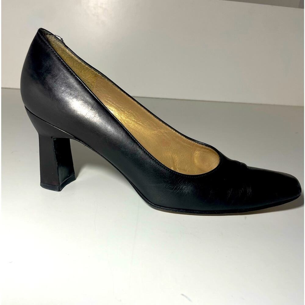 Vintage Stewart Weitzman Black Heels Size 7 AA - Picture 5 of 11